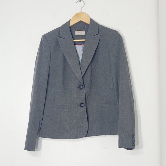 Planet Gray Long Sleeve Business Casual Single-Breasted Blazer High End Classic - Picture 1 of 12